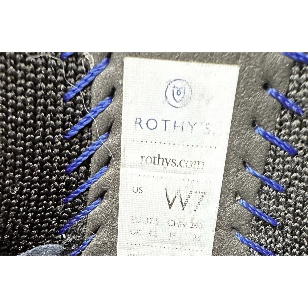 Rothy’s Womens The Point Black Flats Shoes Size 7 Knit Washable - Picture 7 of 7